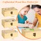 4 Pack Unfinished Wooden Box, 7x5x2 Inch Wooden Box with Hinged Lid, Small Natural Pine Wood Boxes for Crafts, DIY, Arts Hobbies and Home Storage